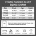 Youth Padded Compression Shirt - Kids Protective Shirt for Football, Soccer, Basketball