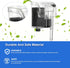 DaToo Hang On Waterfall Aquarium Filter, Small Fish Tank Filter, Quiet 66GPH, 3W Adjustable for 2 to 8 Gallons
