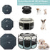 Dog Playpen Mat, Washable Pee Pad for Octagon Puppy Whelping Pading Leakproof Potty Training Pad Liner for Crate Kennel