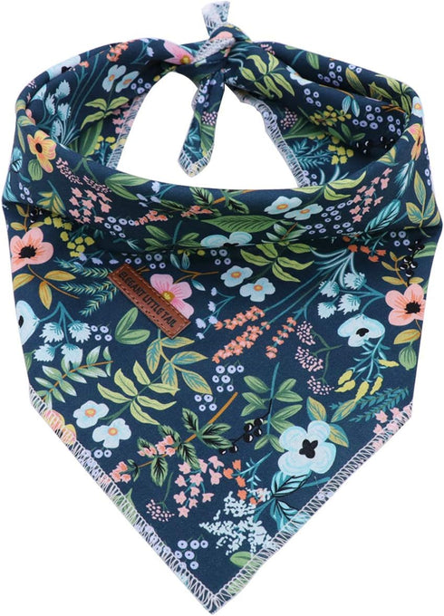 Elegant Little Tail Bandana for Small Medium Large Dogs, Comfortable Adjustable Bibs Scarf