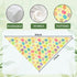 YJIKRTVT Easter Dog Bandana, Colorful Easter Egg Triangle Pet Scarf for Small Medium Dogs, Cute Spring Holiday Puppy