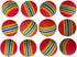 Colorful Soft Foam Rainbow Play Balls for Pet Dog and Cat Toys, 12 Count