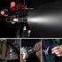 Zoomable LED Flashlights Powerful with COB Sidelight, 1000 Lumens, IPX4 Waterproof Tactical Lantern for Hiking Camping