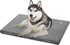 EMPSIGN Stylish Dog Bed Mat, Reversible (Cool & Warm), Waterproof Linings, Removable Machine Washable Cover, Grey, for