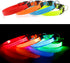 LED Dog Collar, USB Rechargeable Lighted Adjustable Nylon Safety Collar for Dogs Glow in The Dark (Blue, Medium)