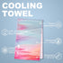 40"x12" Cooling Towel, Ice Towel for Neck, Soft Microfiber Chilly Towel Stay Cool for Sports, Yoga, Running, Gym
