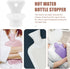 2pcs Healeved Hot Water Bag Stopper Rubber Hot Water Bottle Cap Plastic Hot Water Sack Plug Anti-Leak Hot Water Bottle