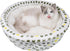 Super Soft Small Dog Bed & Cat Bed, Cozy Round Fluffy Plush Pet Bed, Anti-Anxiety Puppy Cuddler, Machine Washable Faux