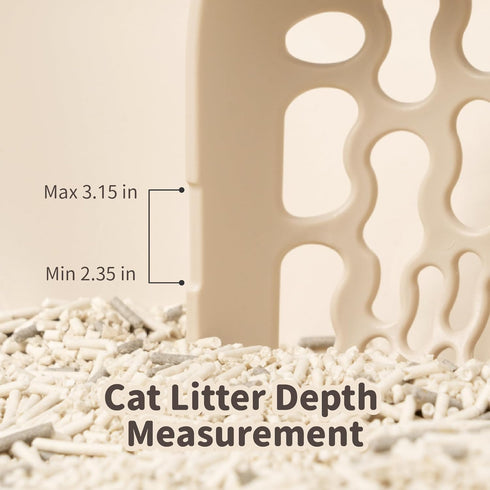 Lady N - Infinity Cat Litter Scoop, Easy Sifting with 8-Shaped Hole Design, Durable ABS Plastic