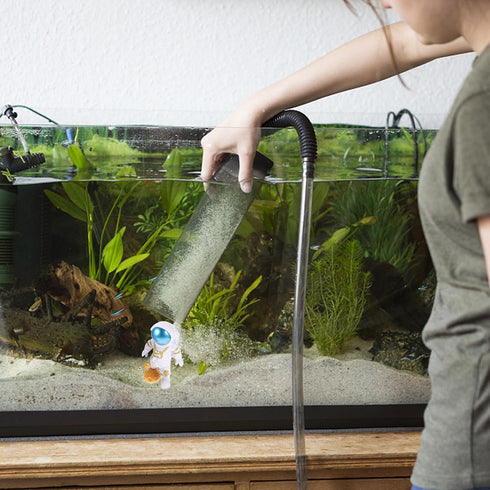 Mipcase 2pcs Fish Tank Landscaping Ornaments, Spaceman Toy Sculpture for Aquarium Decor