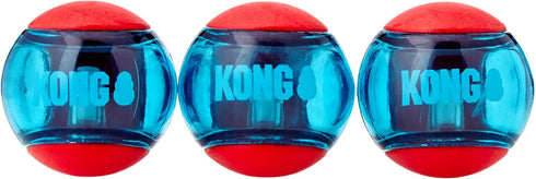 KONG Squeezz Action Toy, Red Small
