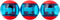 KONG Squeezz Action Toy, Red Small