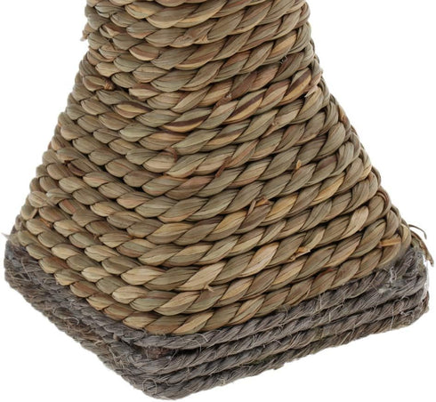 Pet Climbing Tree Toy - Rattan Grass Scratcher Activity Center with Carrot for Cat, Rabbit, Hamster, Small Animals