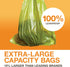 20% 6 90 Count, 14.25 9.5 Neater Pets Lift N Bag Extra-Capacity Dog Poop Bags Rolls, Thicker Leakproof Poop Bags