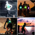 LED Reflective Running Vest Lights, USB Rechargeable Safety Night Lights for Men/Women, Three Light Modes with 7 Colors