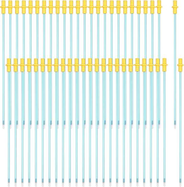 Weewooday 50 Disposable Artificial Insemination Rods for Dog Goat Sheep Breeding (Blue, 8 Inches)
