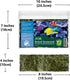 20 Seaweed Sheets for Tangs, Angels, Plecos, Nutrient-Rich Dried Snack for Bottom Feeders, 1 oz. Pet Feed