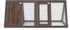 2 Rabbit Hutch, Small Chicken Coop Outdoor A-Frame Quail Cage with Door & Run Cage Wooden Triangle Quail Hutch