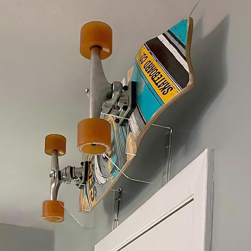 WANLIAN Skateboard Wall Mount Display Rack, Hanger Rack for Skateboard Wall Mount Bracket