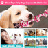Dog Rope Chew Toy for Medium and Small Dogs | Natural Cotton Pull Rope for Interactive Tug of War (Small 3 Knots, 2