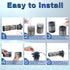 FREESEA Internal Aquarium Power Filter, 8W Adjustable Water Flow for 40-120 Gallon Fish Tank