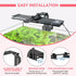957 978 999 918, Base1.7'' hygger Aquarium Light Riser Fits Universal Fish Tank Light Holder Adjustable Led Aquarium