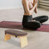 Folding Bamboo Meditation Stool, Meditation Bench with Velvet Cushion & Carry Bag, Travel Meditations Seat, Comfortable