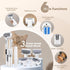 9K 300ml Pet Grooming Vacuum Kits-Dog&Cats Hair Remover Dematting Shedding, Cordless Handheld and Rechargeable Machine