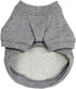 Lovelonglong Dog Pullover Sweatshirt for Small Medium Large Dogs, Gray XL, Autumn Winter T-Shirts