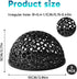 Hubaltuye 2 PCS Shrimp Hideout Black, Shrimp Cave Tunnel, Shrimp Hides for Aquarium Small Fish Habitat, Durable Hollow