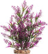 CNZ Aquarium Decor, Artificial Plastic Plant Green/Purple, 11.8-inch Fish Tank Decoration Ornament
