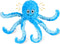 Squeaky Octopus Dog Toys, Durable Crinkle Plush Chew Toys for Teething, Interactive Tug for Small, Medium, Large Dogs