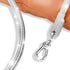Elegance Full Diamond Dog Leash, 43 Inch with Comfortable Handle for Weddings and Daily Walks, Pet Collar Jewelry