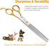 7.5" 40-Teeth Trimming JASON Thinning Shears for Dogs Dog Grooming Blending Shear Professional Pet Thinners Blender