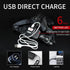 2000 6-10 DARKBEAM COB Floodlight Headlamp USB Rechargeable with Red Light, Lumen LED Headlight - Car Maintenance