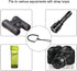 TONELIFE (Pack of 4 Locking Wrist Lanyard Bracelet Safe Straps Paracord Safety Rope Torches Cable for or Connect Scuba Diving Lights,Camera,BCD,Speargun etc,Waterproof Camera Float Hand Lanyard,Wrist