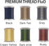 Riverruns Super Realistic Fly Tying Material, Twisted Thread 3/0, 6/0, 8/1, Body Thread Proudly from Europe
