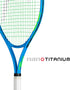 HEAD Ti. Conquest Tennis Racket - Pre-Strung Head Light Balance 27 Inch Racquet, 4 3/8 in Grip, Blue