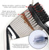 OBTANIM 2 Pack Golf Club Brush Groove Cleaner Tools with Retractable Zip-line Carabiner for Golf Accessories