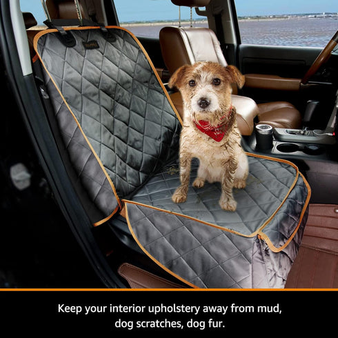 iBuddy Front Seat Cover for Dogs Waterproof Car Seat Cover Protects Seats from Hair, Dirt, and Liquid Messes Scratch