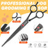 6 1 Set (Set, TOPGOOSE Dog Grooming Scissors Kit, Professional in Pet Scissors Sharp Shears - Straight, Thinning