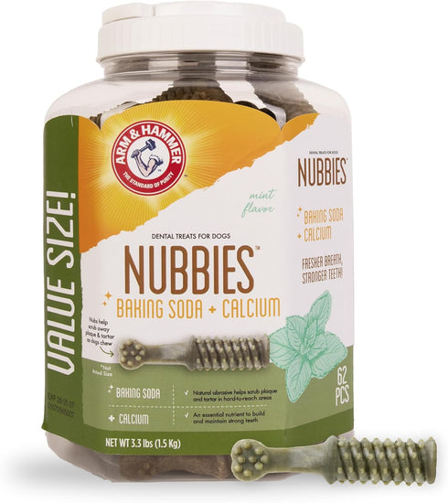 Arm & Hammer for Pets Nubbies Dental Treats Value Size - Baking