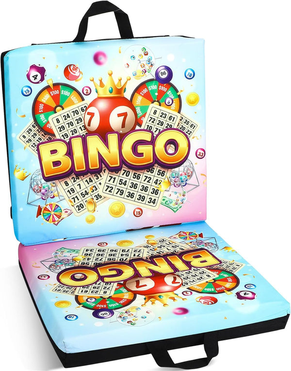 Thyle Bingo Jackpot Pattern Seat Cushion Extra Thick 4" Double Seat Cushion