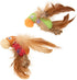 2-Pack 2-Pack Instincts by SmartyKat HappyNip Love Mates Feather Birds Plush Cat Toys, Contains Catnip & Silvervine