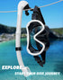 Snorkeling Gear for Adults, 180° Panoramic View Snorkel Mask Set, Anti-Fog Anti-Leak Diving Mask