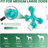 Dog Chew Toys for Aggressive Chewers, Indestructible Bones Toy, Durable Natural Rubber Cleaning Toothbrush Toys