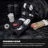 Removable Tactical Medical Pouch, Rip-away MOLLE IFAK Pouch for Camping, Hunting, 500D Nylon, Black