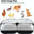 Small Animal Playpen, Portable Chicken Run Coop with Detachable Bottom and Breathable Mesh Walls, Foldable Pet