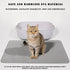 HCY&WLD Cat Litter Mat, 45x26/35x24/30x22/24x18 Inch, Double Layer Non-Slip Waterproof Cat Litter Catcher Mat, Black
