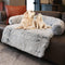 Tinaco Luxurious Calming Dog/Cat Bed Mats, Washable Removable Couch Cover, Waterproof Lining, Gradient Gray, XL